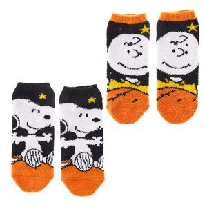 Peanuts Halloween 2 Pair Adult Ankle Sock Set